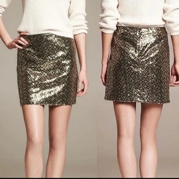 Sequins mini skirt - Picture 6 of 12